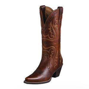 Ariat women’s Heritage Western X Toe Boots Style 10005908- Gently Worn
